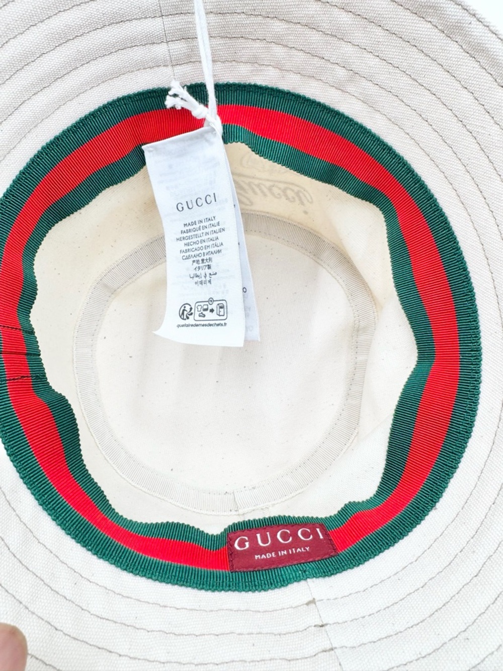 Gucci Printed Cotton Canvas Bucket Hat - L - Picture 4 of 6